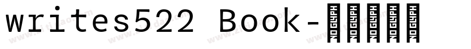writes522 Book字体转换